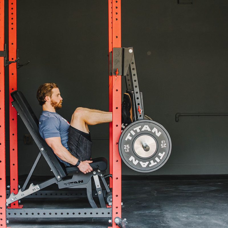 Lever Arm Leg Press Attachment Fits T-2, T-3, and X-3 Series Power Racks