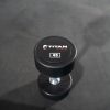 Scratch and Dent - Single 45 LB Round Urethane Dumbbell - FINAL SALE