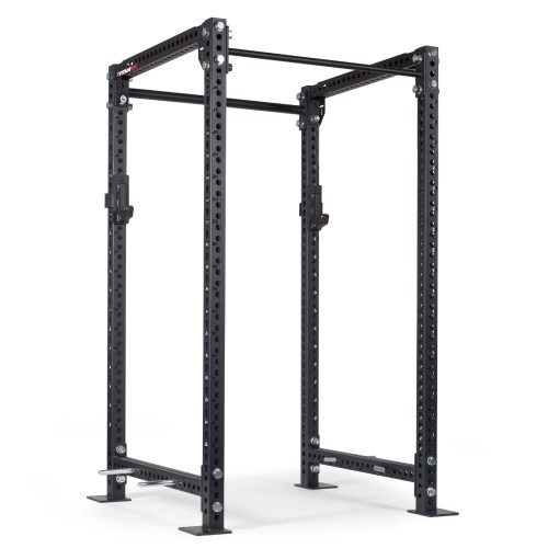 TITAN Series Power Rack | Black / 2” Fat Pull-Up Bar / Roller J-Hooks