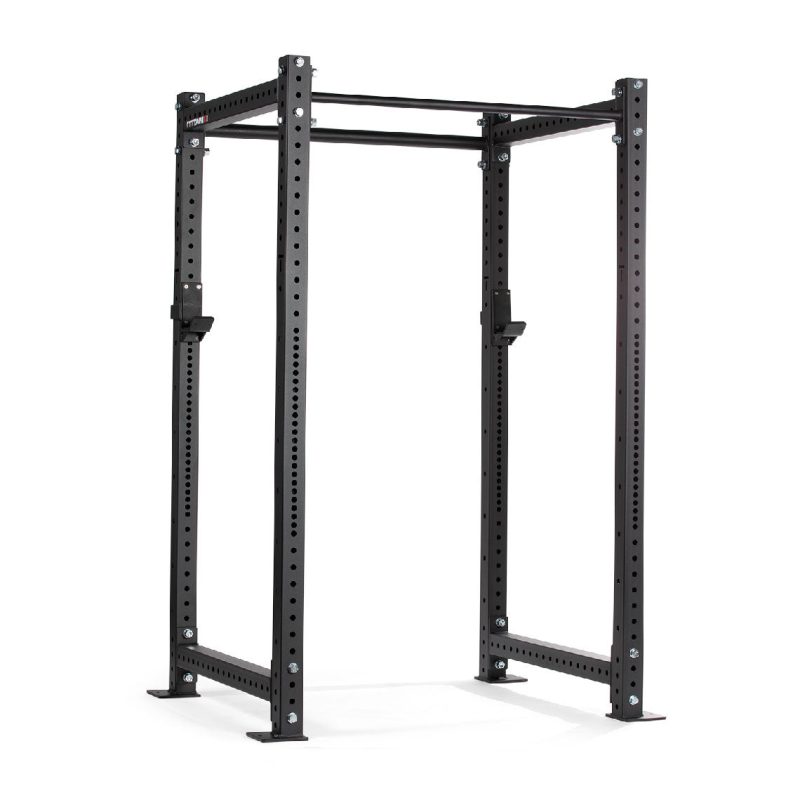 X-3 Series Bolt-Down Power Rack | Black / No Weight Plate Holders