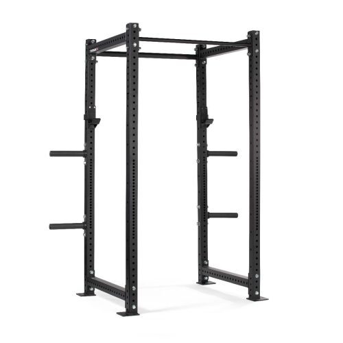 X-3 Series Bolt-Down Power Rack | Black / 4 Pack Weight Plate Holders