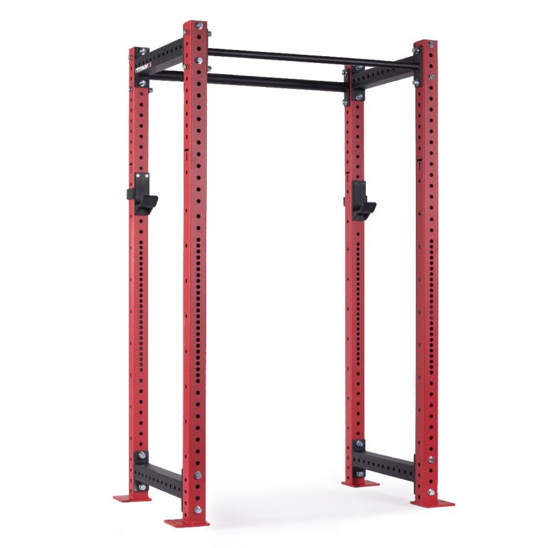 X-3 Series Bolt-Down Power Rack | Red / No Weight Plate Holders