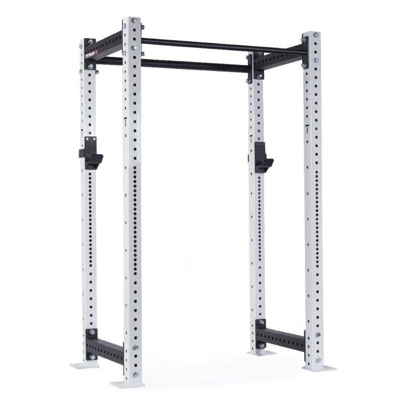 X-3 Series Bolt-Down Power Rack | White / No Weight Plate Holders