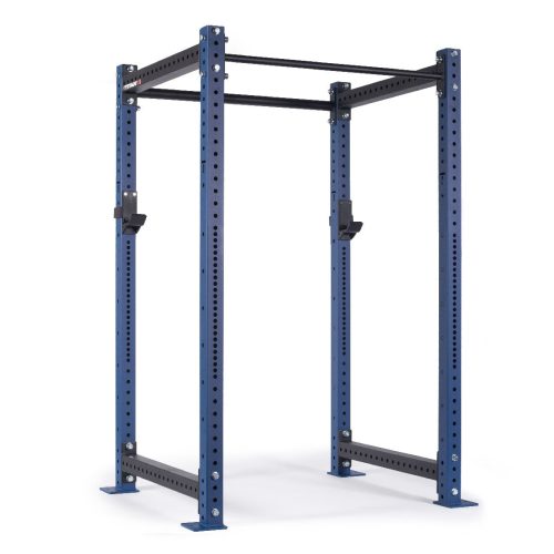 X-3 Series Bolt-Down Power Rack | Navy / No Weight Plate Holders