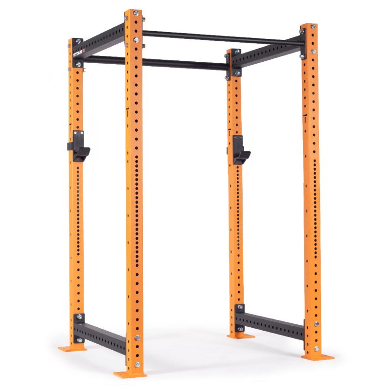 X-3 Series Bolt-Down Power Rack | Orange / No Weight Plate Holders