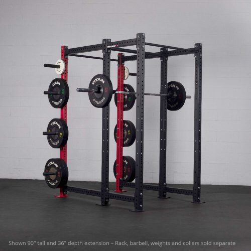 X-3 Series Bolt Down Extension Kit - Rack Color: Red - Rack Height: 80