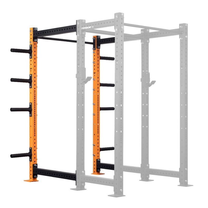 X-3 Series Bolt Down Extension Kit - Rack Color: Orange - Rack Height: 80" - Extension Depth: 36" | Orange / 80" / 36"