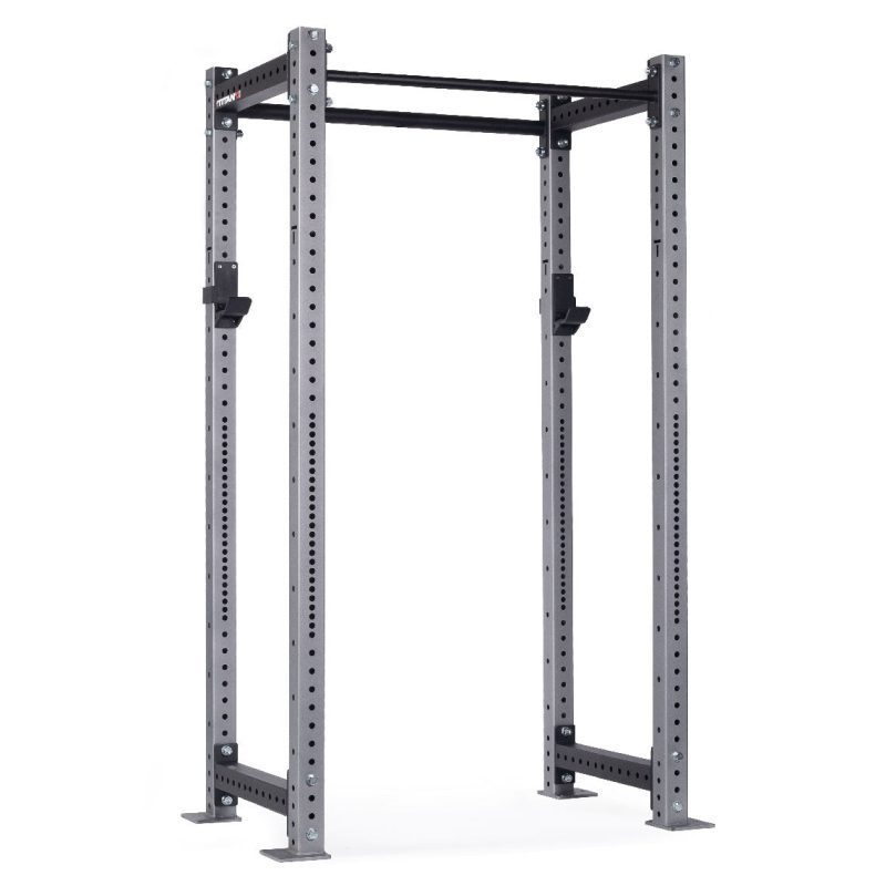 X-3 Series Bolt-Down Power Rack | Silver / No Weight Plate Holders