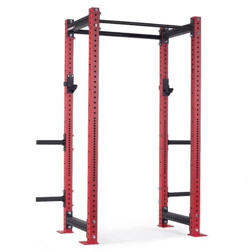 X-3 Series Bolt-Down Power Rack | Red / 4 Pack Weight Plate Holders