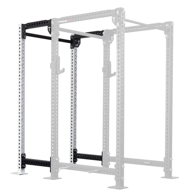 TITAN Series 24" Extension Kit - Extension Color: White - Extension Height: 90" - Crossmember: 2" Fat Pull-Up Bar | White / 90" / 2" Fat Pull-Up Bar