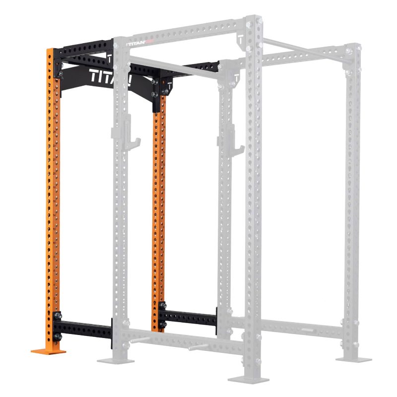 TITAN Series 24" Extension Kit - Extension Color: Orange - Extension Height: 90" - Crossmember: Crossmember Nameplate | Orange / 90" / Crossmember Nameplate