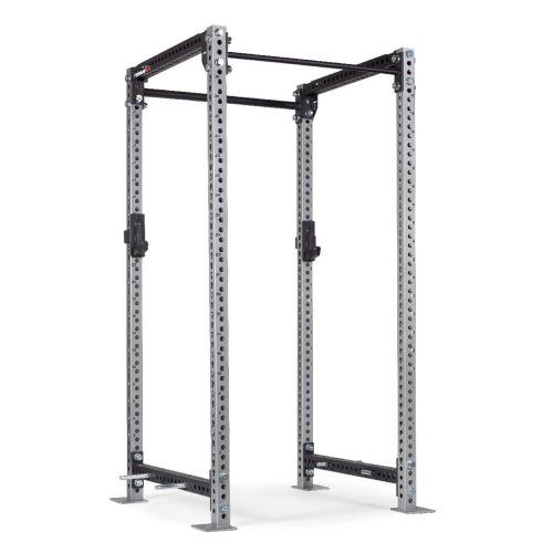 TITAN Series Power Rack | Silver / 2” Fat Pull-Up Bar / Sandwich J-Hooks