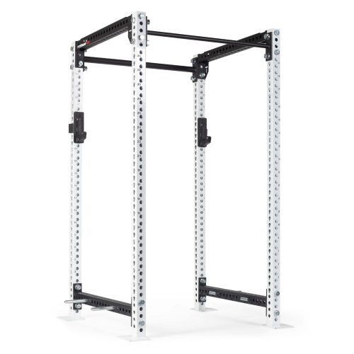 TITAN Series Power Rack | White / 2” Fat Pull-Up Bar / No J-Hooks