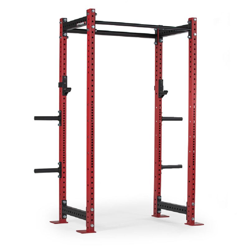 T-3 Series Power Rack | Red / 4 Pack Weight Plate Holders