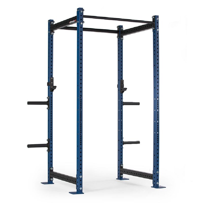 T-3 Series Power Rack | Navy / 4 Pack Weight Plate Holders