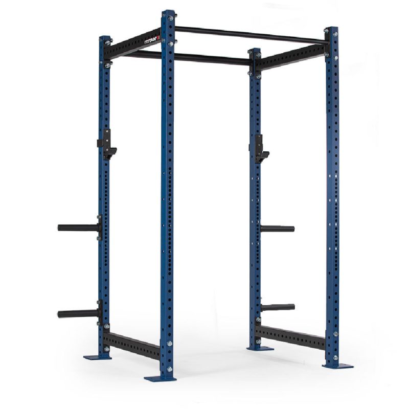 T-3 Series Power Rack | Navy / 4 Pack Weight Plate Holders