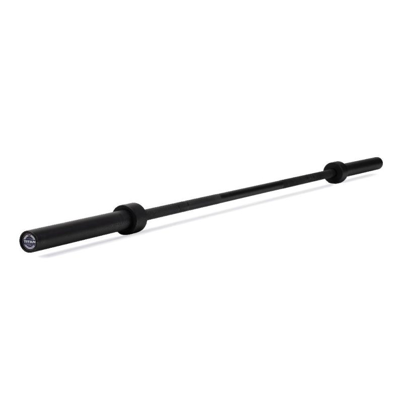 TITAN Series Cerakote Olympic Barbell - Color: Black