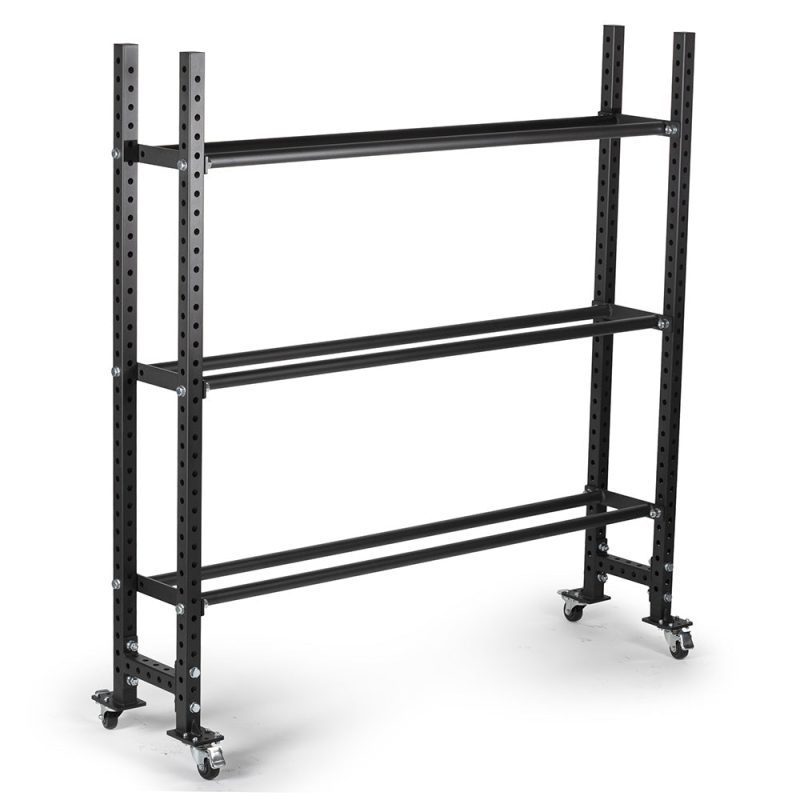 Elite Series Mass Storage System with Bumper Plate & Medicine Ball Shelves | 3 Tier 73" / 70" / Yes