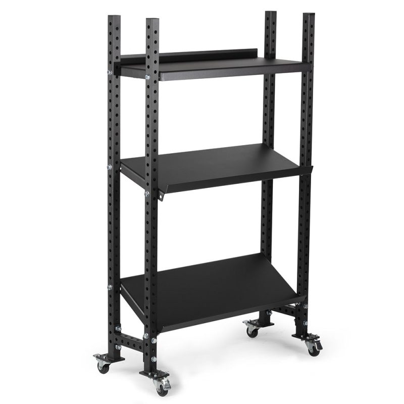 Elite Series Mass Storage System with Adjustable Shelves | 3 Tier 73" / 42" / Yes