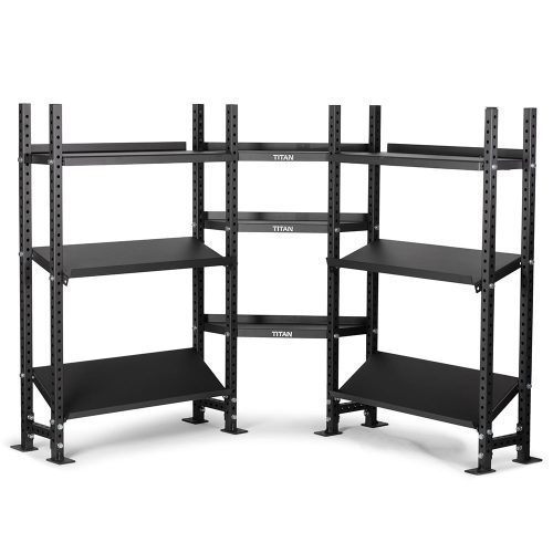 Elite Series Mass Storage System with Adjustable Shelves & Corner Shelves | Tier 3 73