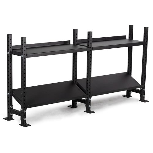 Elite Series Extension Unit Mass Storage System with Adjustable Shelves | 2 Tier 45.5" / 42"