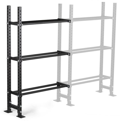 Elite Series Add-On Mass Storage System with Bumper & Medicine Ball Shelves | 3 Tier 73