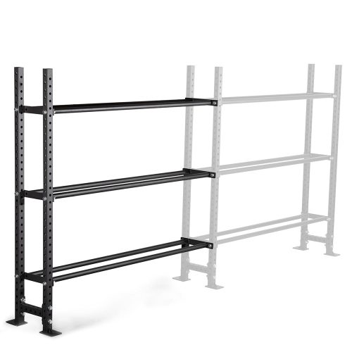 Elite Series Add-On Mass Storage System with Bumper & Medicine Ball Shelves | 3 Tier 73