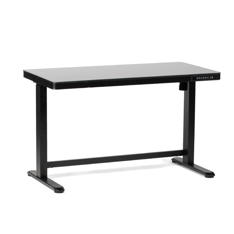 SCRATCH AND DENT - Titan Adjustable Glass Top Standing Desk - FINAL SALE