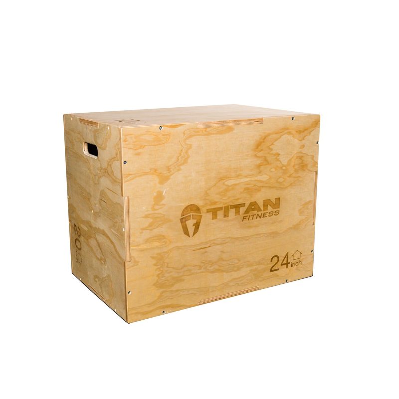 Scratch and Dent - 3-in-1 Wooden Plyometric Box – 20-in. 24-in. 30-in. - FINAL SALE