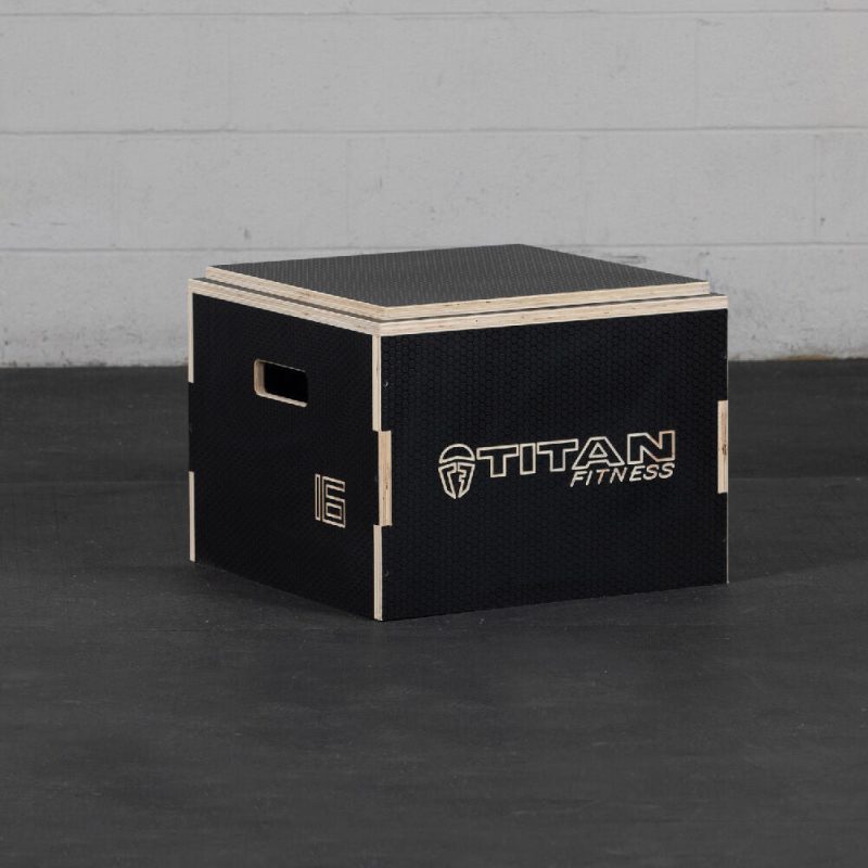 16" Stackable Wooden Plyo Box