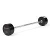 Scratch and Dent - Rubber Fixed Barbell | Straight | 90 LB - FINAL SALE