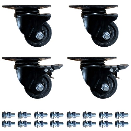 SCRATCH AND DENT - 4 pack of caster wheels for Mass storage system - FINAL SALE