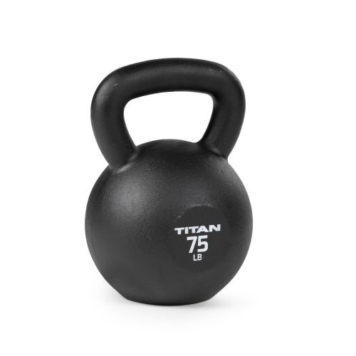 SCRATCH AND DENT - 75 LB Cast Iron Kettlebell - FINAL SALE