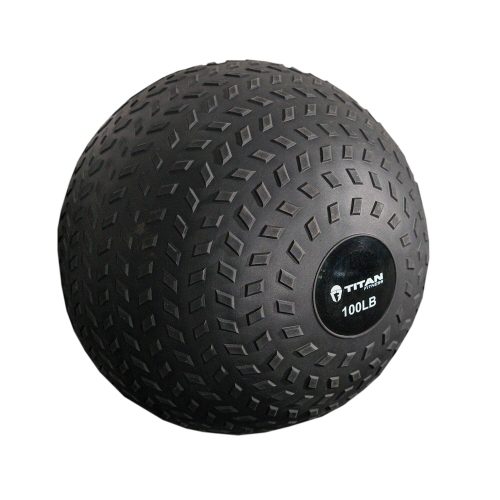 Scratch and Dent - 100LB Titan Fitness Slam Ball Rubber - FINAL SALE