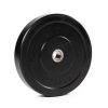 Scratch and Dent - 45 LB Single Economy Black Bumper Plate - FINAL SALE