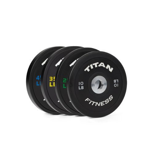 SCRATCH AND DENT - 230 LB Set Elite Black Bumper Plates - FINAL SALE