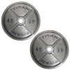 Scratch and Dent - 45 LB Cast Iron Plates - Pair - FINAL SALE