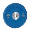 Scratch and Dent - 45 LB Single Color Urethane Bumper Plate - FINAL SALE