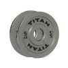 SCRATCH AND DENT - 5 LB Pair Silver Series Cast Iron Olympic Plates - FINAL SALE