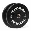 SCRATCH AND DENT - 25 LB Pair Economy Black Bumper Plates - FINAL SALE