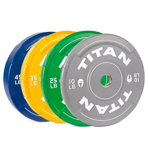 230 LB Set EZ-Grip Color Bumper Plates