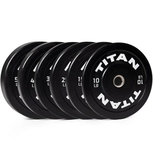 LB Economy Black Bumper Plates