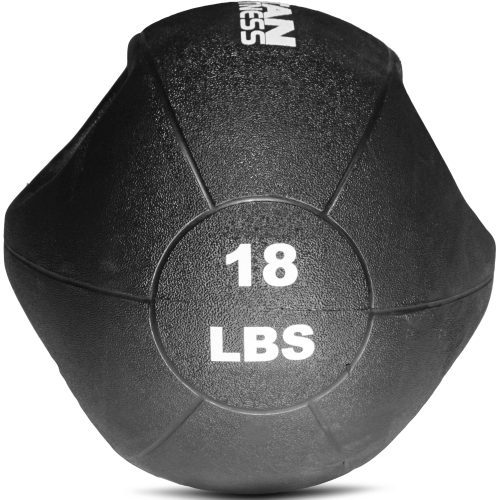 SCRATCH AND DENT - 18lb Dual Grip Medicine Ball - FINAL SALE