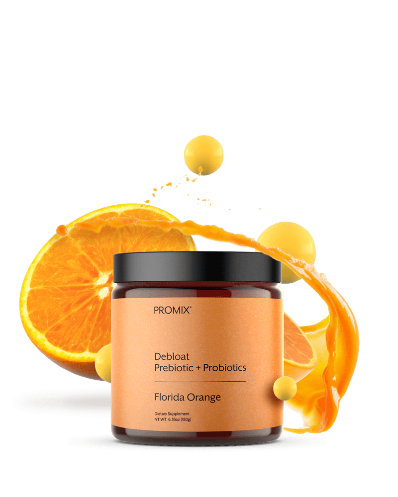 promix debloat probiotic and prebiotic 30svg jar florida orange 1 b13a6293 2cd6 4c2f 9a0c f58035b4b4ff