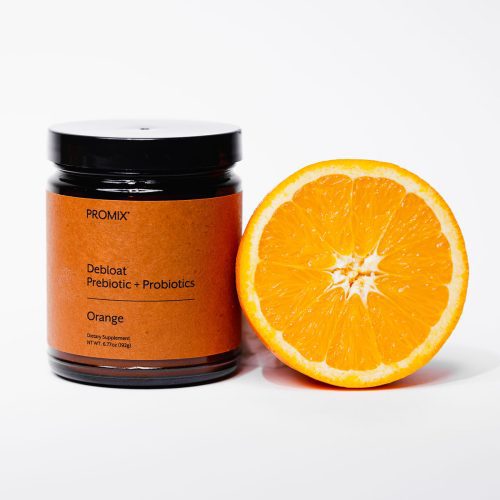 promix debloat probiotic and prebiotic 30svg jar florida orange 7