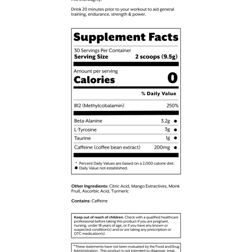 promix pre workout florida mango 3