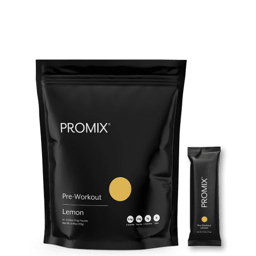 promix pre workout single serve stick packet lemon 2