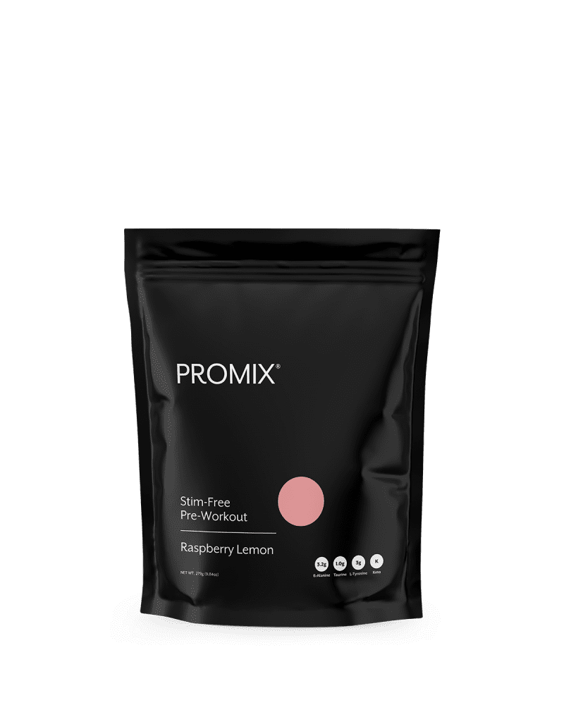 Promix Pre-Workout | Caffeine-free / 30 Serving Pouch / Raspberry Lemon